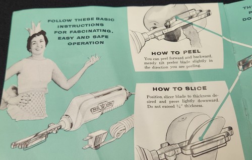 NOS 1950s PEEL KING Electric Vegetable Peeler Cleveland Detroit Corp - Picture 9 of 11