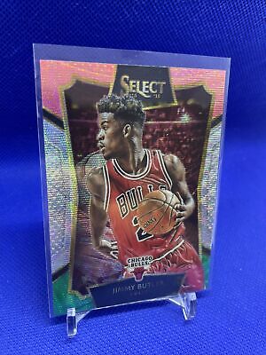 2015-16 Panini Select Jimmy Butler Red Silver Green Prizm Parallel #45  Bulls SP