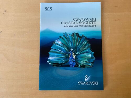 Booklet Broschüre - Swarovski Kristall Society - Edition Jahresuhr 2015 Pfau - Afbeelding 1 van 4