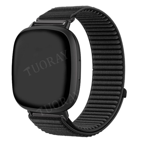 Correa de reloj para Fitbit Versa 4 3/Sense 2 1 correa de bucle de nailon trenzado pulsera nueva - Imagen 11 de 29