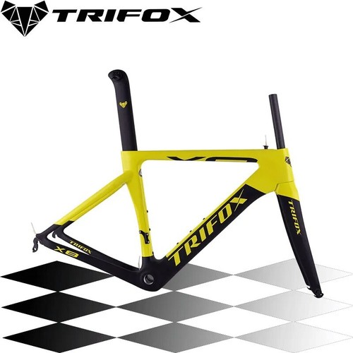 Aero Carbon Fiber Road Bike Frameset Di2 & Mechanical Bicycle Frame Rim Brake - Picture 17 of 18