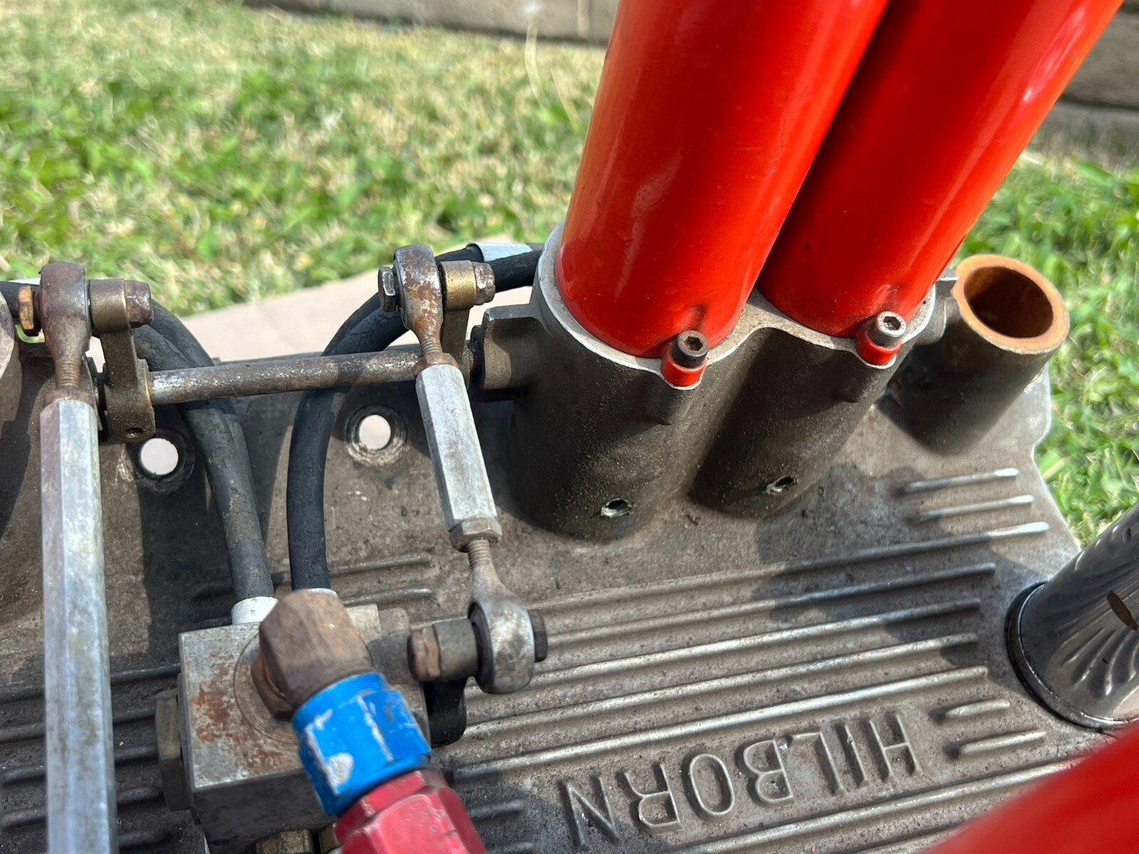 HILBORN Fuel Injection SBC Setup w/ Pump NITROUS Small Block Chevy 265