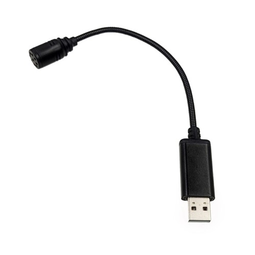 USB Microphone Adjustable Mini MIC Anti-Noise Adapter for Laptop/Notebook - Photo 4/10