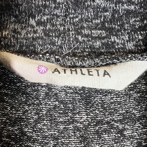 Athleta Gray Mock Neck Long Sleeve Sweater Dress Size Medium - Picture 6 of 10