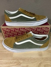 VANS Classic Old Skool (VN0007NT20A) "Green/Brown" Men's Skateboarding Shoes 9.5