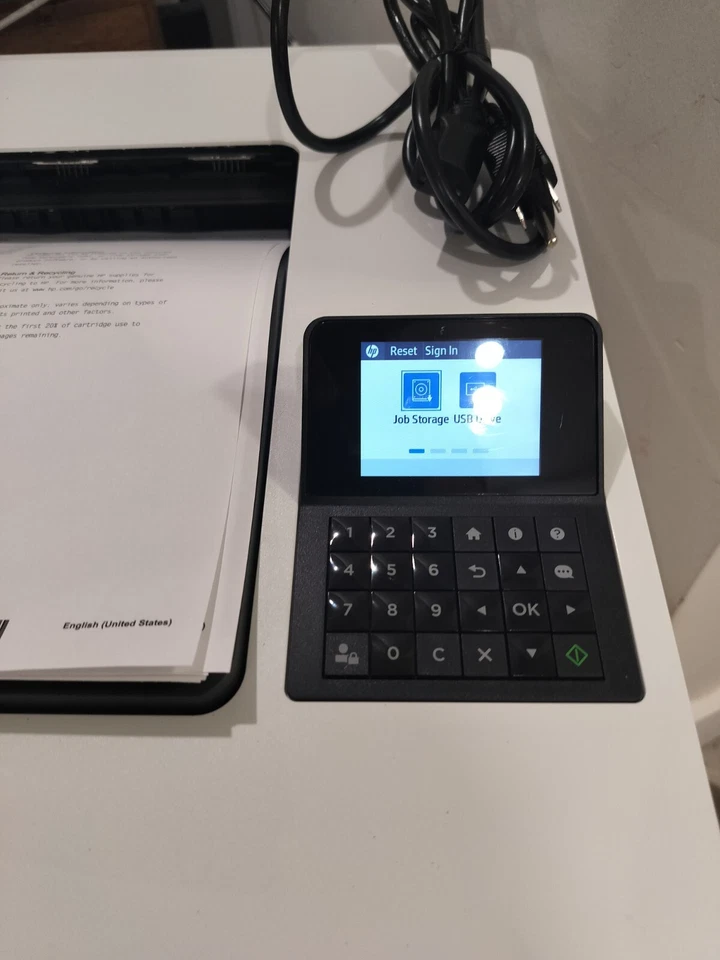 HP 3QA35A Color Laserjet Managed E45028DN -  Pre Owned  - Image 4 of 4