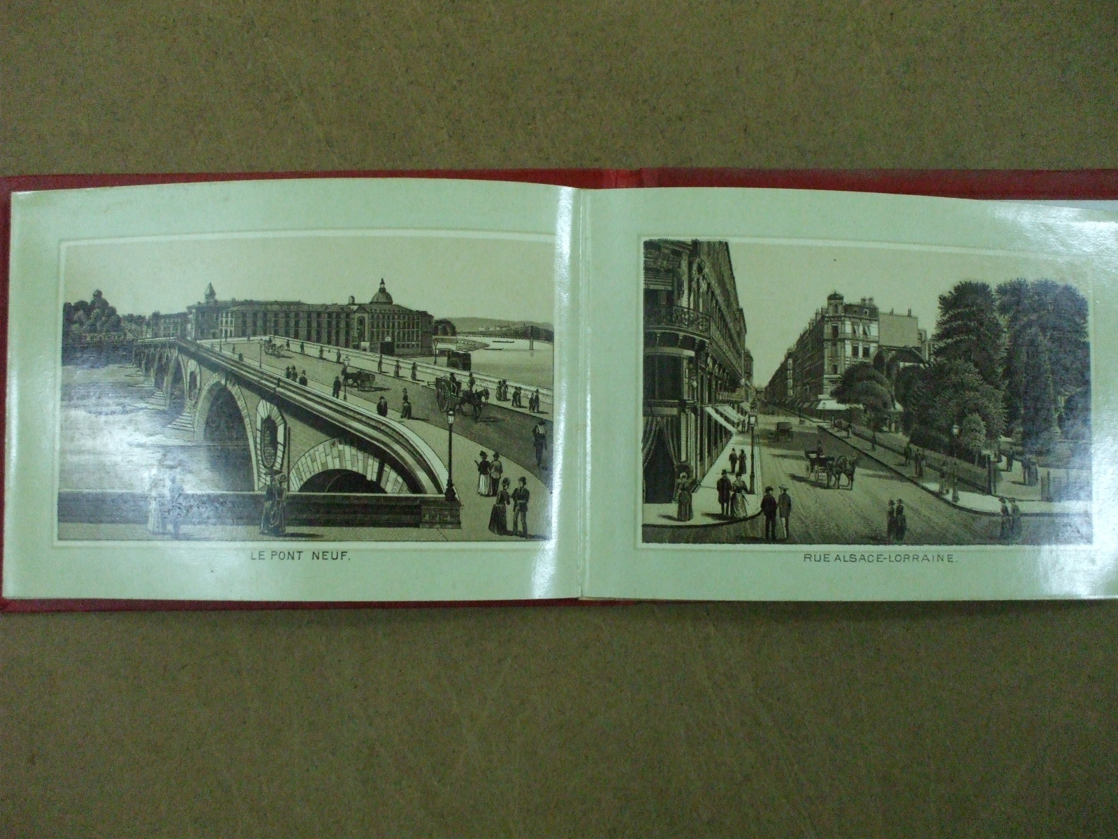 rare album souvenir toulouse 12 lithographies 19ème siècle labouche fils Krajowe tanie