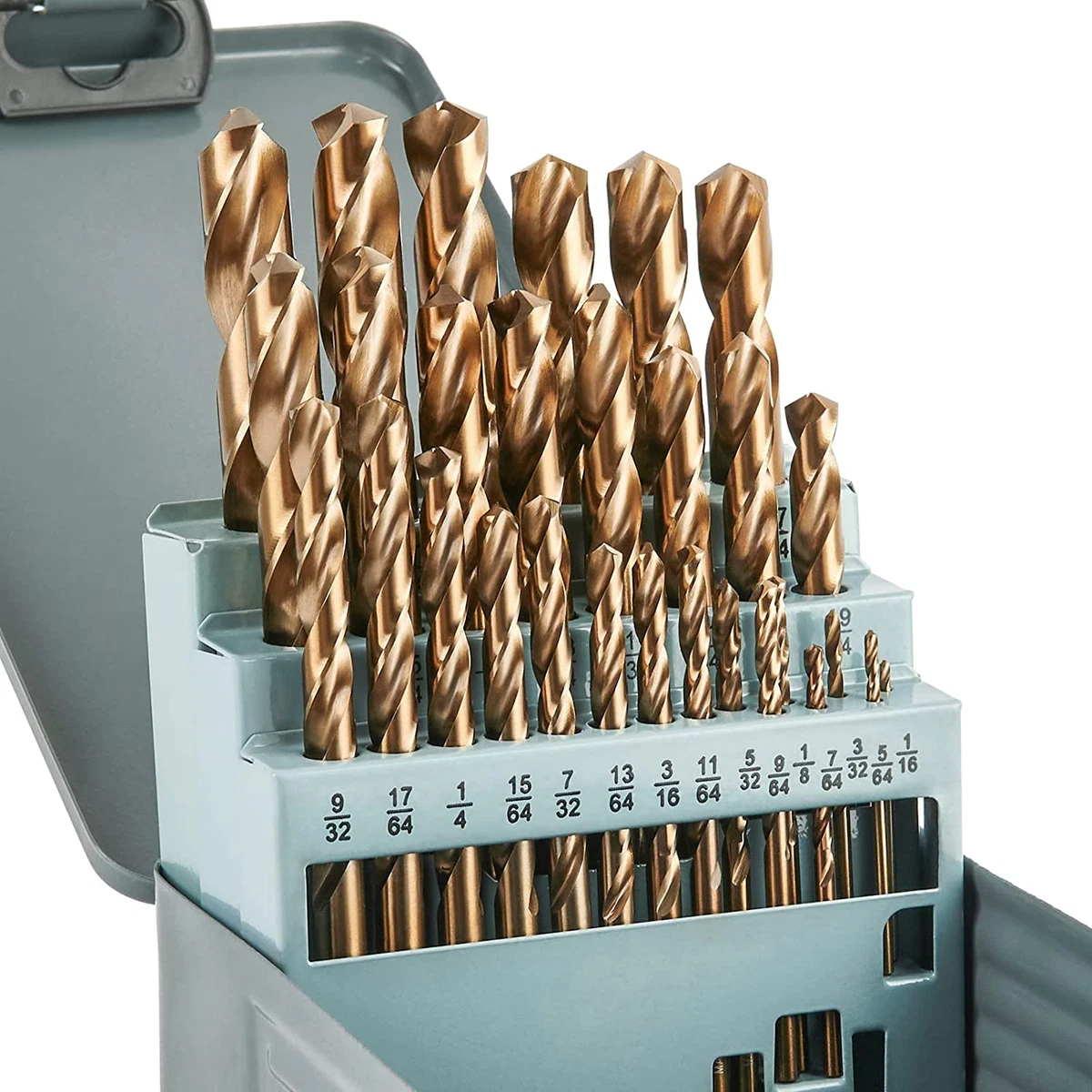 Drill bits for hardened steel clearance