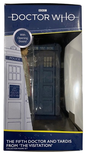 Figura de acción Doctor Who The Visitation Fifth Doctor con conjunto TARDIS NUEVO 5th Dr - Imagen 5 de 8