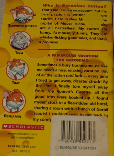 Geronimo Stilton Bundle of 4 Books VGC + Free Postage - Picture 5 of 9