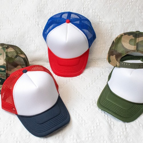 CHOK.LIDS Classic Foam Trucker Mütze Sommer Netz Seilkappe einfarbig zweifarbig Mütze - Bild 6 von 257