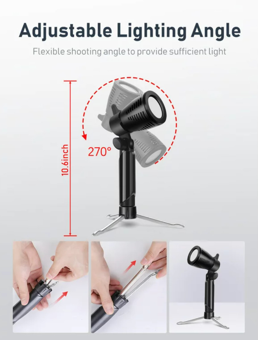 ESDDI PKL D400 LED Shooting Tent Kit Photo Studio Light Box Photography 16
