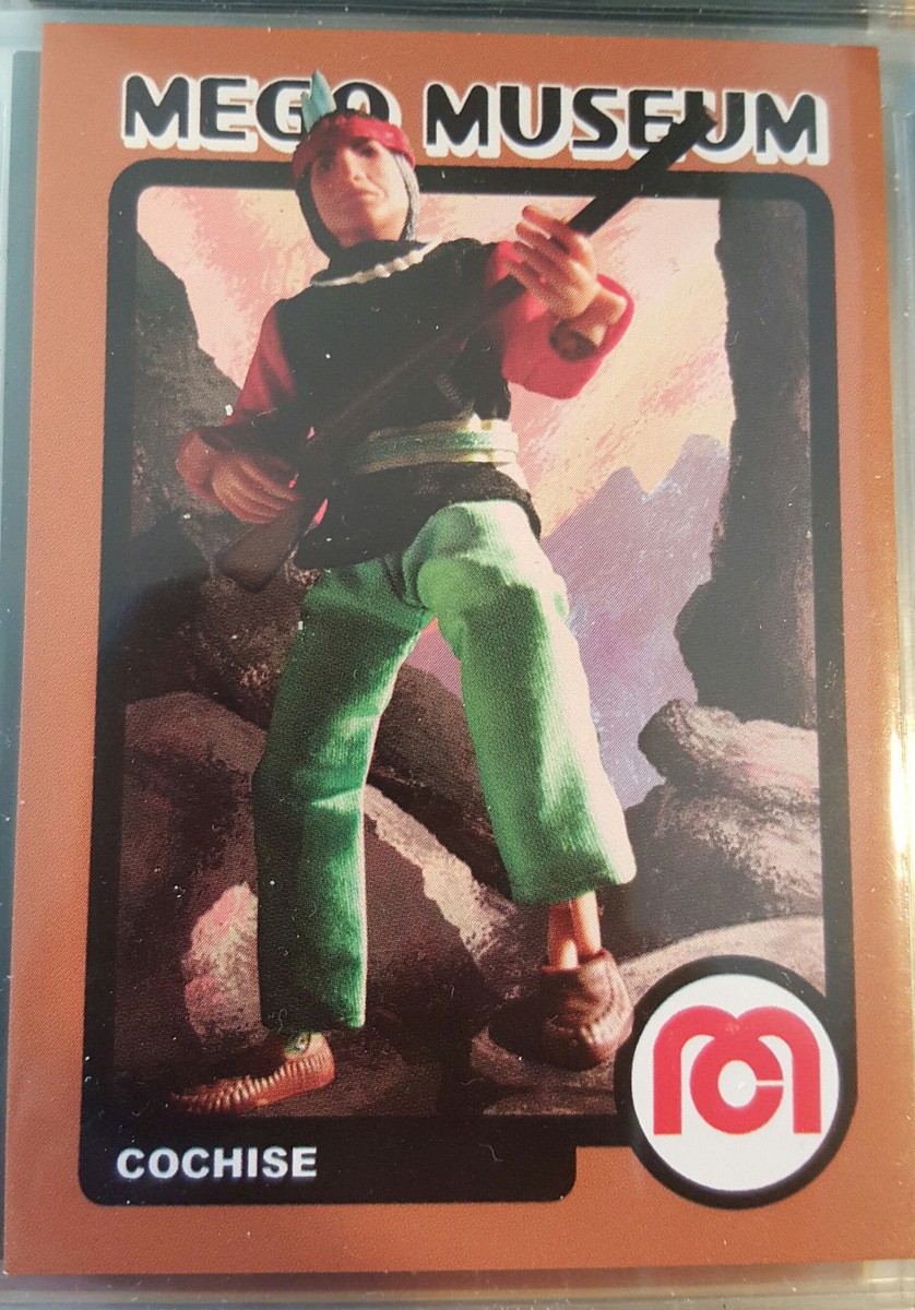 2008 MEGO MUSEUM AMERICAN WEST COCHISE PROMO TRADING CARD