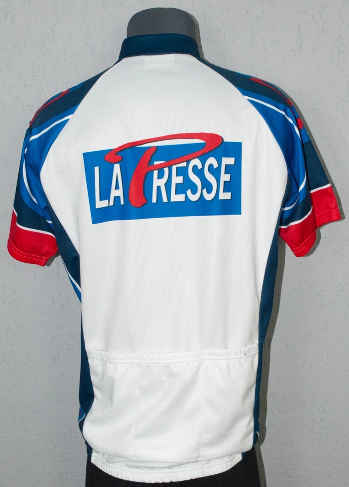 SMS Santini Cycling Jersey Mens 1/4 Zip La Presse Bike Shirt Size Adult 2XL - Image 2 of 4