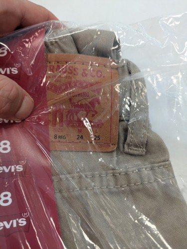 SET OF 2 PAIRS - Levi’s Youth Pull-On Waistband Pants Size 8 Stretch New - Picture 3 of 3