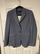 Rag  Bone Herringbone Wool Blend Jacket Blazer Size 6