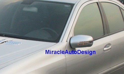 DOS CUBIERTAS DE ESPEJO RETROVISOR PUERTA LED PLATA FLECHA PARA MERCEDES BENZ W168 CLASE A 1997-2004 - Imagen 8 de 11