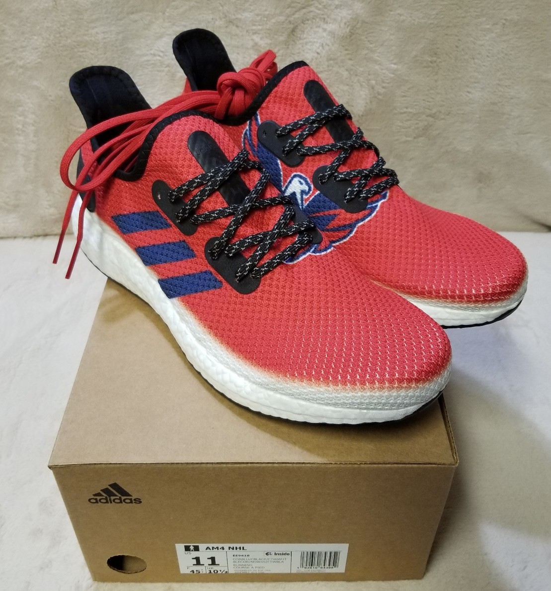 adidas SPEEDFACTORY AM4NHL Washington Capitals Stanley Cup Shoes - Comfortable adidas SPEEDFACTORY AM4NHL Washington Capitals Stanley Cup Shoes - Comfortable