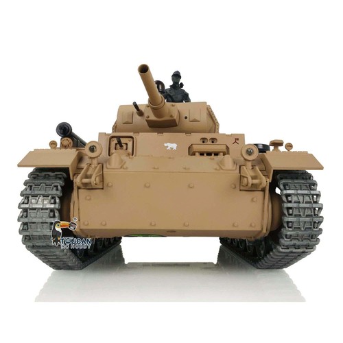 1/16 Henglong 3849 Customized Panzer III H 7.0 RC Tank Metal Wheels Tracks RTR - Picture 11 of 12