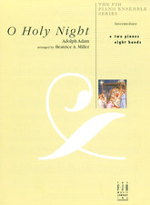 O Holy Night Intermediate Piano 2 Pianos 8 Hands Sheet Music 2000 Adam Miller