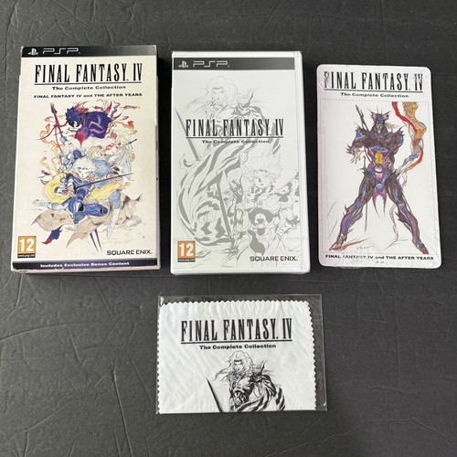 NEW SEALED PSP FINAL FANTASY IV 4 Complete Collection After Years CIB MANUAL BOX - Picture 1 of 7