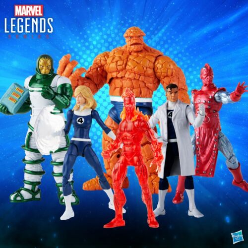 HASBRO MARVEL LEGENDS SERIE RETRO: JUEGO DE 6 FIGURAS DE ACCIÓN FANTÁSTICAS DE 6 PULGADAS - Imagen 2 de 8