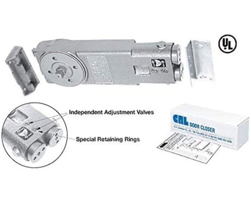 CRL 8,5 libras Exterior 105 Sujeción Abierta 3/4" Largo Husillo Sobre la Cabeza Cierre Oculto - Imagen 4 de 7