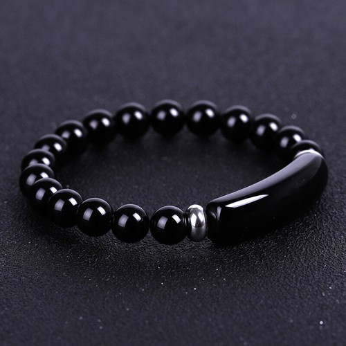 Stone Beaded Fashion Elasticity Bangle Bracelet Natural Women Jewelry Tiger Eye - Picture 15 of 17