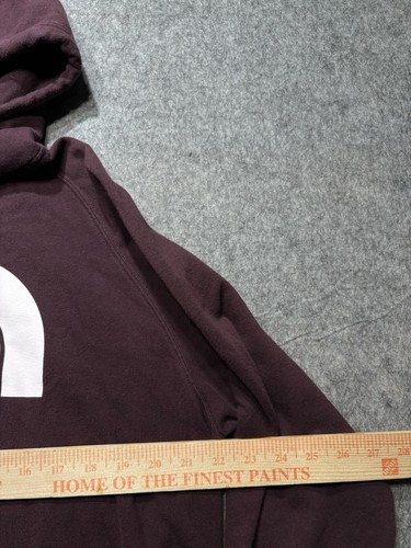 North Face Hoodie Womens Extra Large Brown Pullover Half Dome Logo Sweatshirt - 第 6/8 張圖片