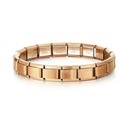 9mm Itanlian Charms Bracelets for Men Personalized Stainless Steel Bangle Women - Picture 15 of 19