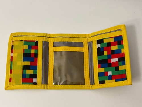LEGO Brick Wallet Tri-Fold For Kids Hook-and-Loop Latch - used - Fast Shipping - Picture 3 of 3