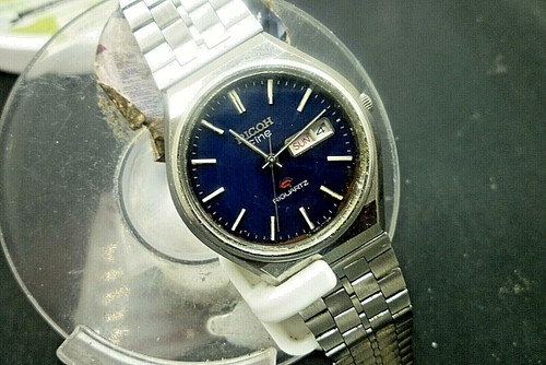 Reloj Hombre 37mm RICOH FINE RIQUARTZ 9j cal 590 Vintage Cuarzo SS Ajustable  - Imagen 2 de 9