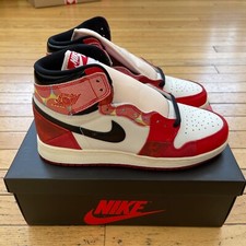 Air Jordan 1 High OG SP GS 7Y Spider-Man Across the Spider-Verse Red DV1753-601
