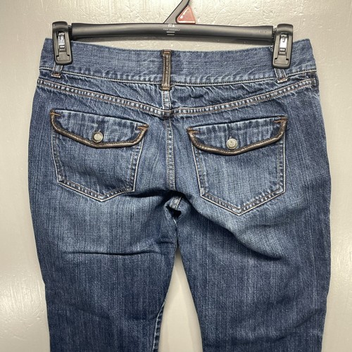 Abercrombie & Fitch Womens Jeans 6 Blue Bootcut Denim Mid Rise Medium Wash - Picture 7 of 10