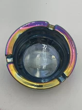 Smokezilla Multi-chrome Glass Ashtray 