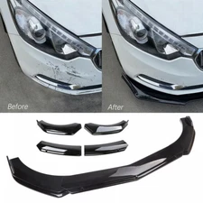 For BMW X1 X3 X4 X5 X6 Front Bumper Lip Splitter Body Lower Spoiler Gloss Black