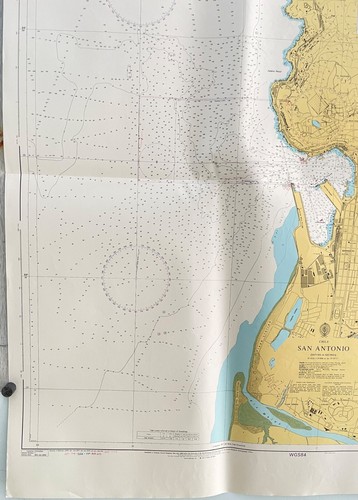 Admiralty 4243 SAN ANTONIO CHILE Genius Nautical Maritime Paper Map Chart - Picture 7 of 12