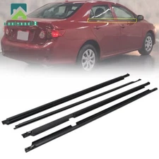 Car Weather Strip Window Moulding Trim Seal Belt Fit For Toyota Corolla 09-12