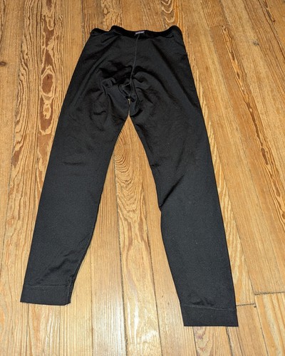 Patagonia Capilene Midweight Bottoms Boys Size M 10 Black Base Layer Pants - Picture 11 of 12