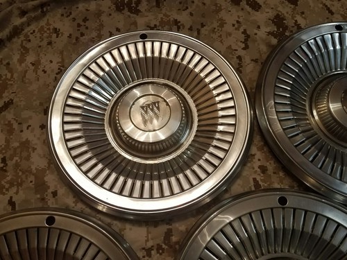 1977 1978 1979 Buick lesabre Wheel hubcaps oem gm set of 4 - Picture 10 of 10