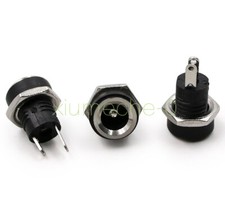 10Pcs 5.5x2.1mm Mini DC Power Supply Jack Socket Female Panel Mount Connector