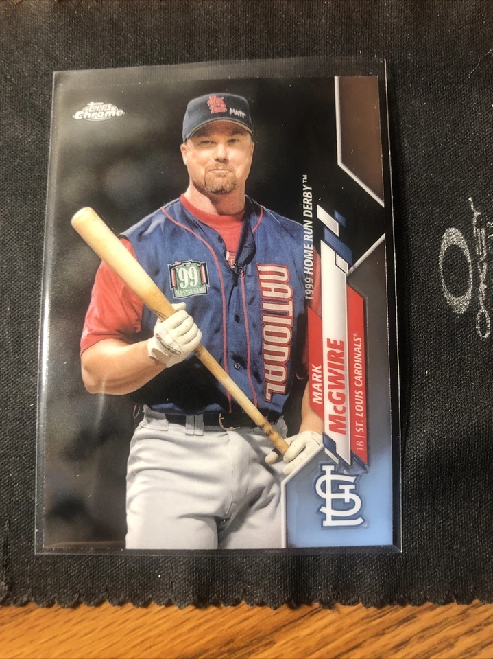 2020 Topps Chrome Update Series Mark McGwire 1999 Home Run Derby #U-92 - Image 3 of 4