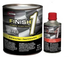 Sherwin-Williams Finish 1 FP410 High Build 2K HS Gray Urethane Primer Quart Kit