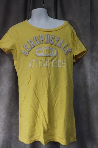 Aeropostale Youth Girls Yellow T-Shirt Aeropostale Athletics Size XS - Picture 1 of 3