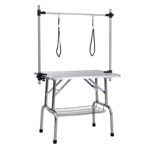36" Professional Dog Pet Grooming Table Adjustable Heavy Duty Portable w/Arm - Picture 17 of 63
