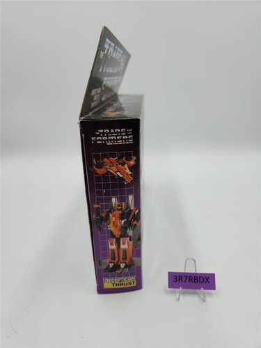 Thrust 100% Complete W/BOX1985 Vintage G1 Transformers Hasbro Action Figure - Picture 12 of 12