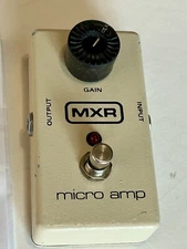 MXR Micro 26dB Amp Clean Boost Guitar Effect Pedal 90's VTG