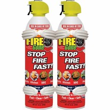 Fire Gone 2FG7209 Fire Suppressants with Bracket, 2 pk