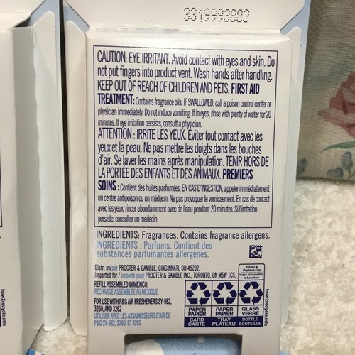 4 X Febreze Plug In Scented Oil Refill Georgia Peach Orchard Limited Edition - Picture 5 of 5