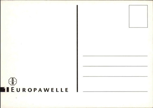 SR 1 Europawelle Radio TV Autogrammkarte Autogramm handsigniert Wilfried ECKEL - Bild 2 von 2